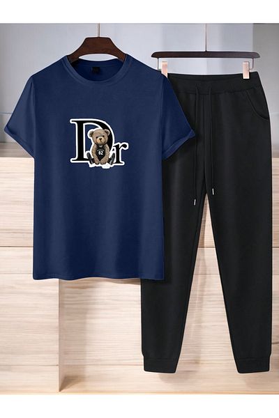uyguntarz Unisex Dr: Σετ αθλητική φόρμα με εμπριμέ μπλουζάκι AYI Design