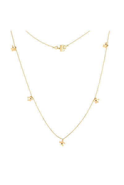 MOHI Fine Jewellery Lant din aur galben si rose de 14k