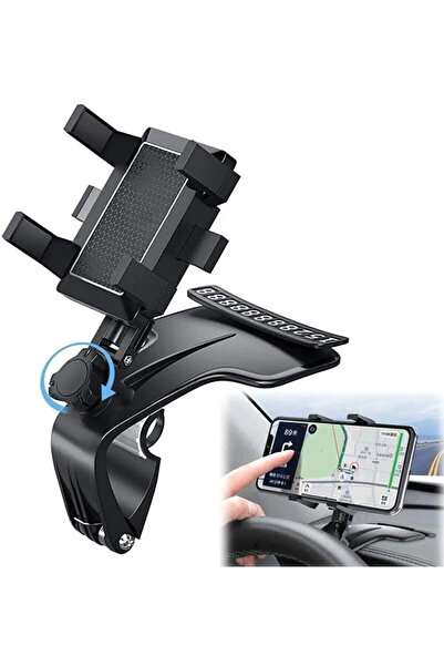 Meleni Home Numaratörlü Telefon Tutacağı - Araç İçi Torpido Gösterge Üstü Tel...