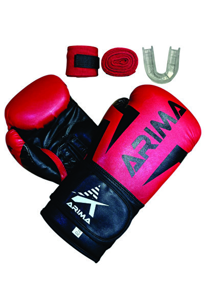 ARIMA Boks Eldiveni & Kick Boks Eldiveni & Muay Thai Eldiveni & Kırmızı Kickb...