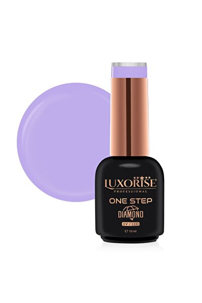 LUXORISE Semi-permanent nail polish One Step Diamond Lovely Purple 10ml, LUXORISE