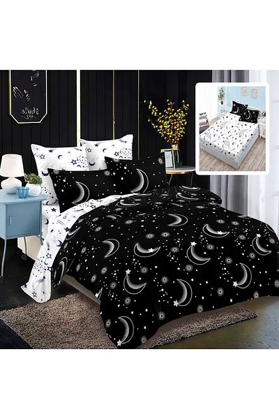 PATONE Finet bed linen, fitted sheet 180x200cm, 6 pieces, double bed, Pucioasa, RAH160-146