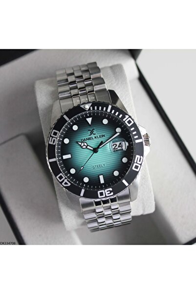 Daniel Klein ساعة يد رجالية بسوار فولاذي DK334708