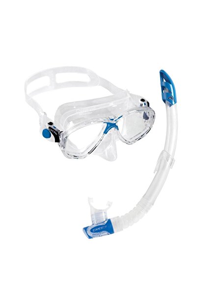 Cressi Marea Maske Gamma Şnorkel Seti Clear-Blue