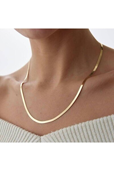 Semih Haşhaş Kuyumculuk Altın Kalın İtalyan Ezme Zincir