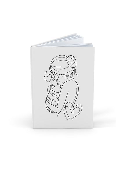 OEM Agenda/Jurnal pentru cea mai buna mama, cadou 8 martie, Ziua mamei, 100 file albe Art Drawing