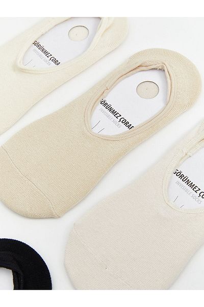 LC Waikiki Women's Plain Ballerina Socks 5-Pack