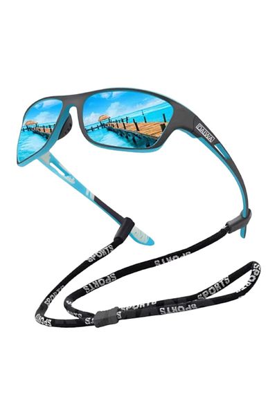 daiwa Ochelari de soare polarizați Daiwa Sport, 400 UV, albaștri