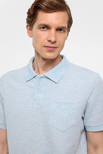 SÜVARİ Cavalerist Loose Cut Pocket Dobby Soft Textured T-Shirt