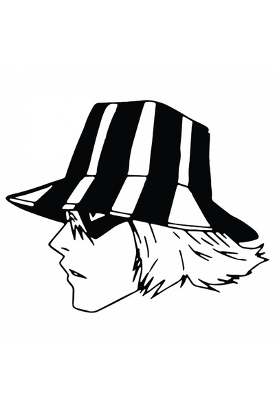 INOVATIX Set de 8 piese, autocolant Bleach Kisuke Urahara Anime, INOVATIX®. 6 cm