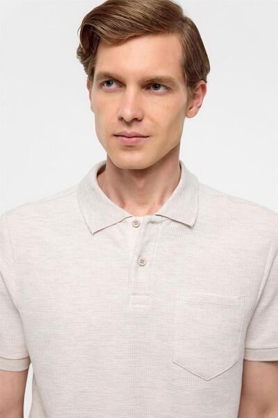 SÜVARİ Cavalerist Loose Cut Pocket Dobby Soft Textured T-Shirt