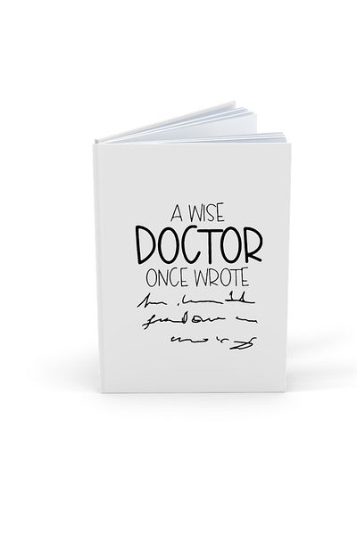 OEM Agenda/Jurnal cu mesaj amuzant pentru medici, 100 file, foaie alba, Doctor Agenda