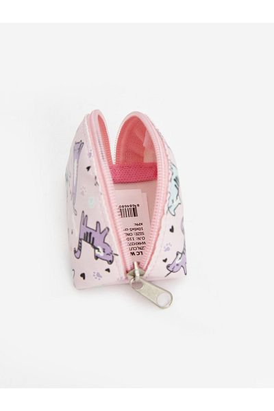 LC Waikiki Lcw Eco Pink Printed Girl's Wallet