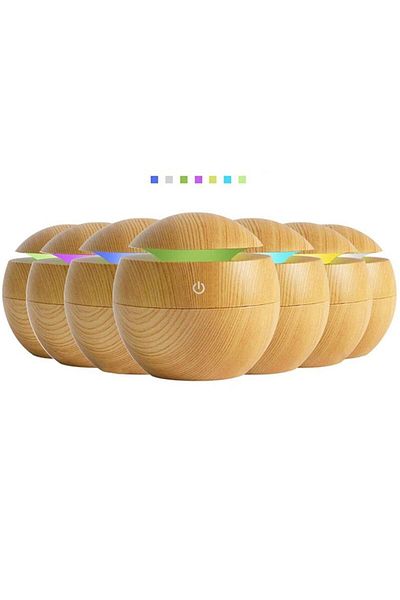 zola Umidificator de aer, difuzor de arome Aromaterapie, cu led, astpect lemn