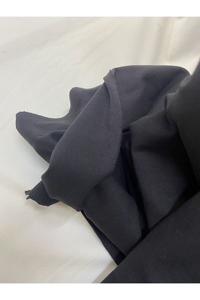Yiğit Kumaş Flowing Flexible Suit Combed Cotton Fabric, Piece 170X160 cm Black Color