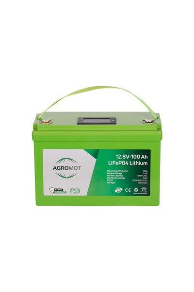 Agromot Lityum LiFePo4 Akü 12.8V-100Ah