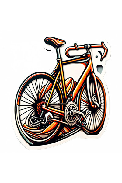 INOVATIX Set de 8 bucăți, autocolant retro pentru bicicletă, INOVATIX®. 6 cm