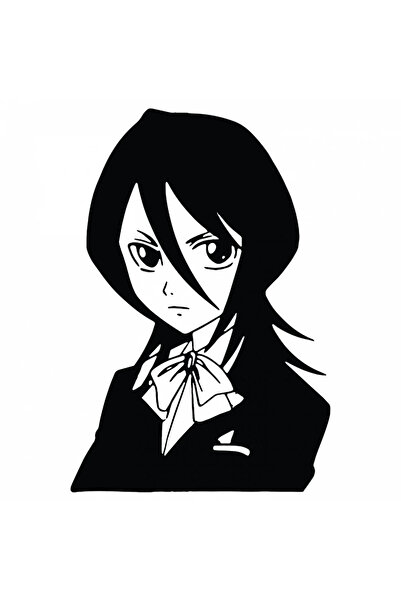 INOVATIX Set de 8 piese, autocolant Bleach Anime Rukia Kuchiki, INOVATIX®. 6 cm