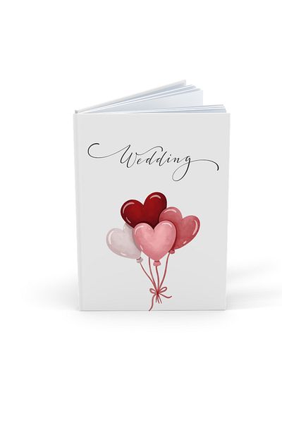 OEM Agenda organizatoare nunta, 100 file albe Wedding Time