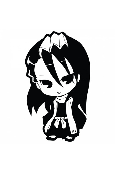 INOVATIX Set de 8 piese, autocolant Byakuya Kuchiki Bleach Anime, INOVATIX®. ...