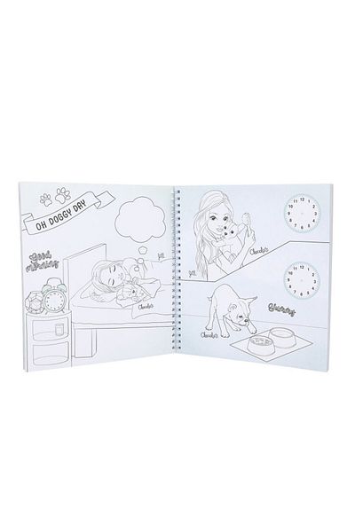 Top Model Dog Coloring Book 13218