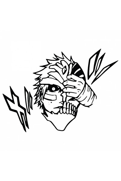 INOVATIX Set de 8 piese, autocolant Bleach Ichigo Kurosaki Hollow Anime, INOV...