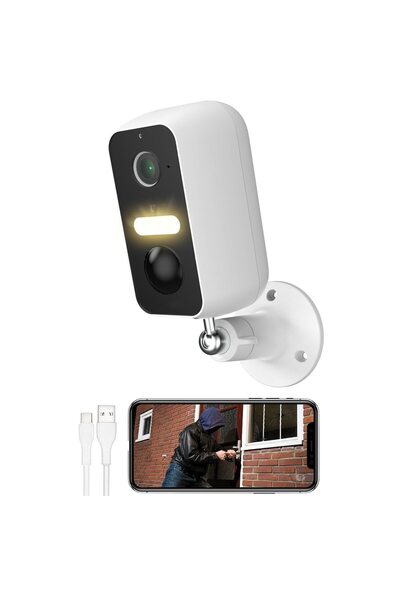 Smart Vibe Ασύρματη κάμερα WiFi με δυνατότητα παρακολούθησης BOND T11 Always ON Watch 4K UltraHD