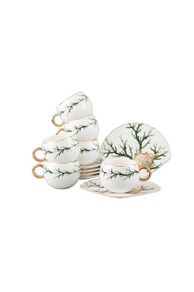 Dekordan House Marinet Set of 6 Double Coffee Cups
