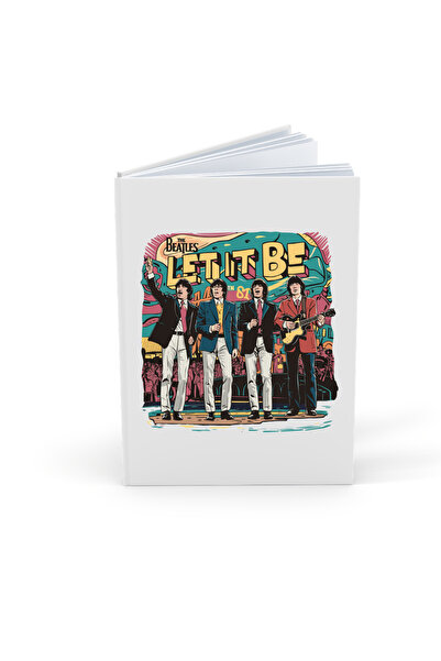 OEM Agenda/Jurnal The Beatles, 100 file, foaie alba, pasionatii de muzica