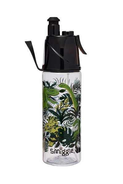 SMIGGLE Dinosaur Visual Spray Bpa Free Plastic Water Bottle 560 ml