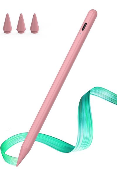 gökmer iPad A16 Chip 11Th Generation 2025 Compatible Palm Non-Sensing Tilt Drawing Thickness Changing iPad Pen