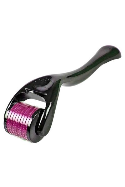 HOZRO Aparat Masaj Facial Dermaroller, HOZRO, pentru Regenerarea Pielii, 1200 Ace din Titan, 0.25 mm