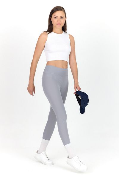 Rays Leggings gri cu talie înaltă 2004