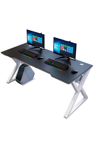CHOOSEAX Office Furniture EGO-120*60*H75cm-WHITE/BLACK