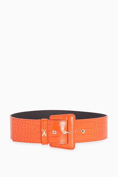 Patrizia Pepe HIGH-WAISTED BELT – PATRIZIA PEPE - ORANGE, S