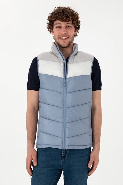 U.S. Polo Assn. Men's Blue Vest 50299405-Vr036