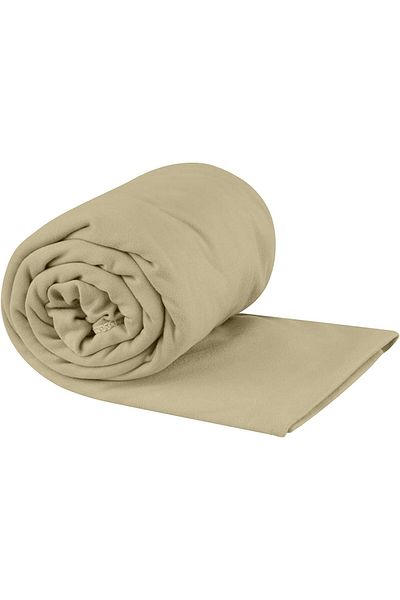 Sea to Summit Pocket Towel S2S, Size XL, Desert Color, by Sea to Summit, Polyester