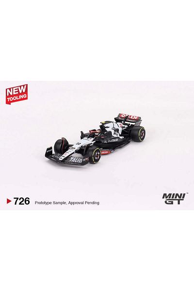 mini gt 1/64 Alpha Tauri At04 # 22 Tsunoda 2023 F1 2023 Australian Gp.
