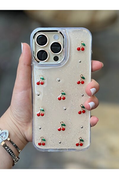 Caseji حافظة iPhone 16 Pro Max المتوافقة مع التفاصيل الذهبية ثلاثية الأبعاد ا...