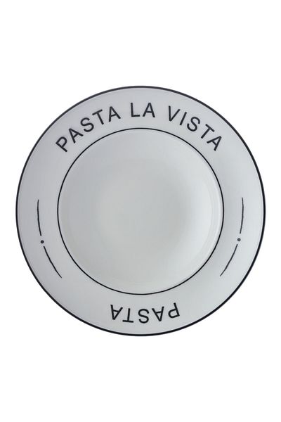 Kütahya Porselen Home Chef Dads 2 Piece 27 cm Spaghetti Plate White