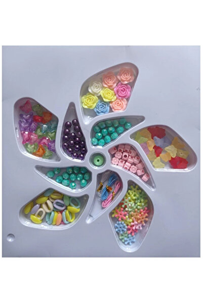 LUDIRO Σετ Χειροτεχνίας, Βραχιόλια με Χάντρες, Σπιράλ, Πράσινο, 24x3x25 εκ.