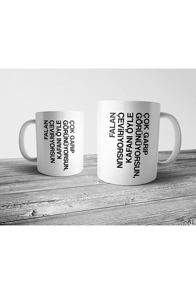 Pixxa You Look Weird - Funny Mug Cup Model 2