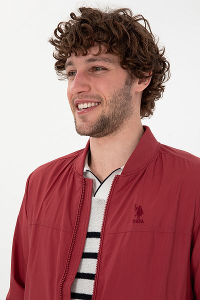 U.S. Polo Assn. Men's Cherry Coat 50299394-Vr223