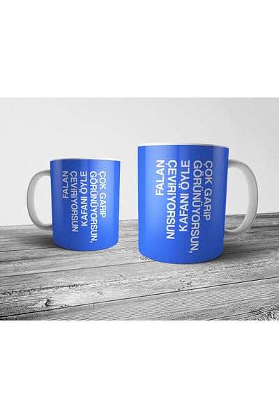 Pixxa You Look Weird - Funny Mug Cup Model 5