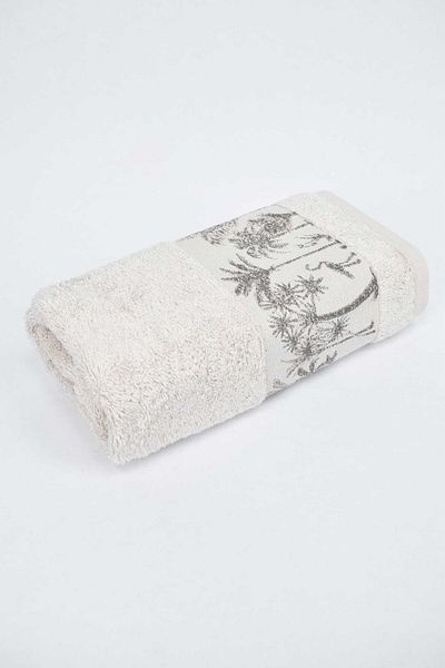 birizmoda Palm Bamboo Hand and Face Towel – Stone