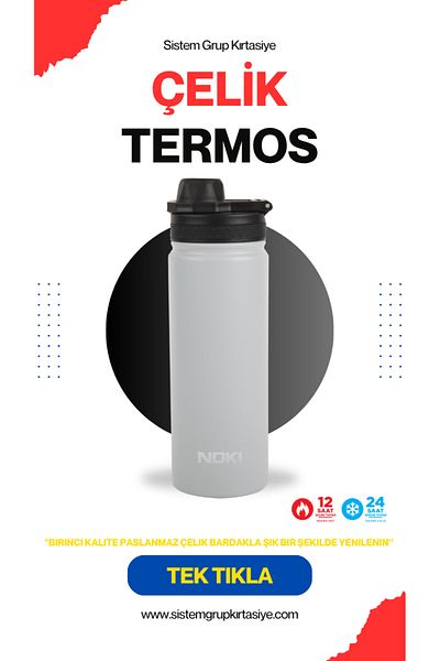 Noki Double Layer Stainless Steel Thermos Cup Coffee Tea Thermos 540 ml
