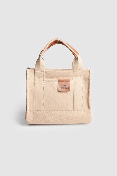 La La'Graccio Paris Geantă tote din in pentru femei La'Graccio Paris, bej