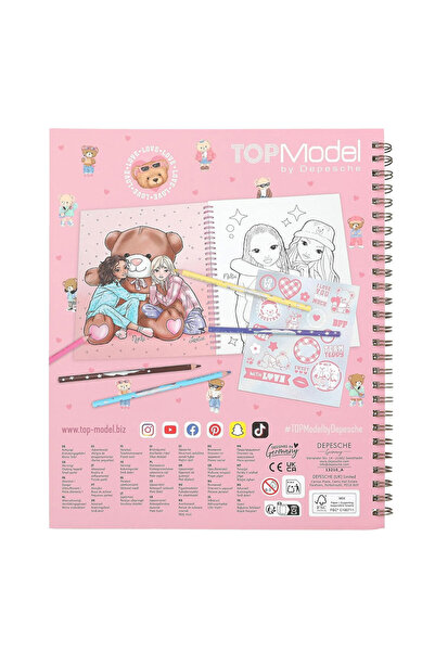 Top Model Coloring Book Team Teddy 13210