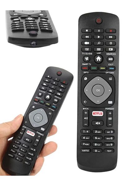 Cumpara24 Universal Remote Control for 4K UHD Smart TV PHILIPS NETFLIX