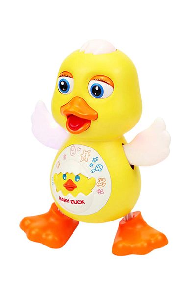 LUDIRO Interactive Dancing Duck, Sings, Moves Eyes, Moves, Led Lights, Moving Wings